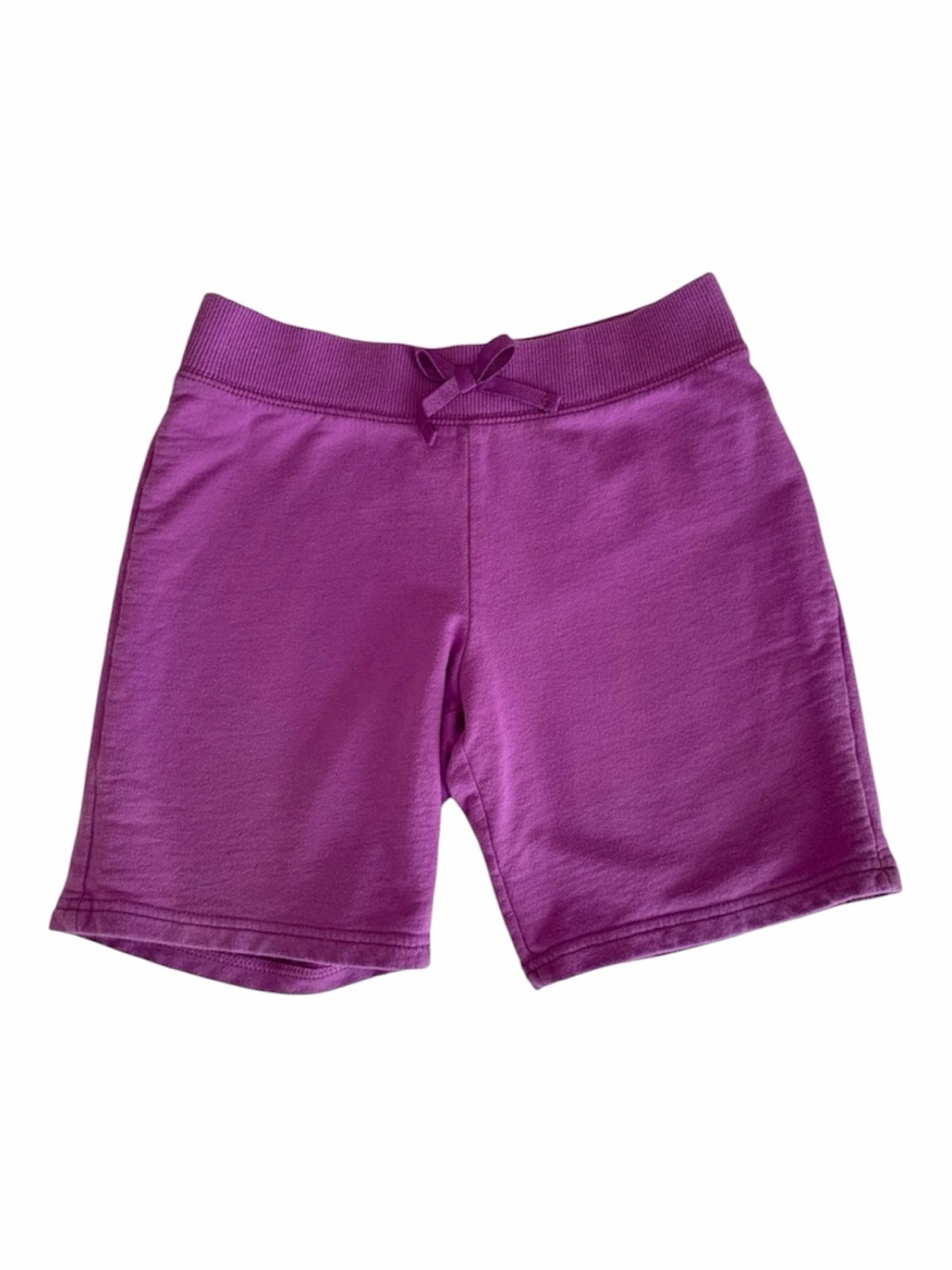 Circo Bermuda Cotton Shorts Girls Size L 10-12 Purple Wide Stretchy Waist